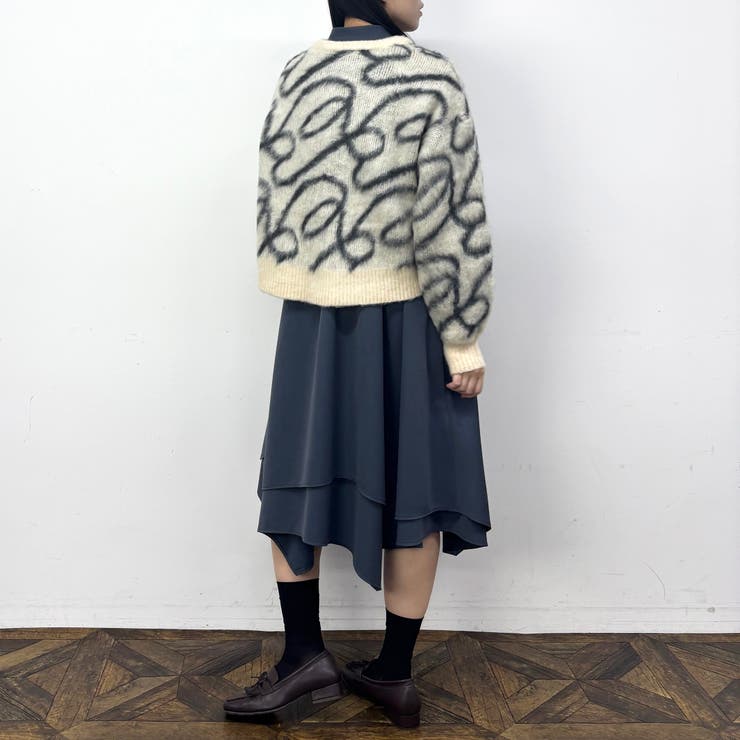 シャギージャガードプルオーバー | NICOLE | 詳細画像15 