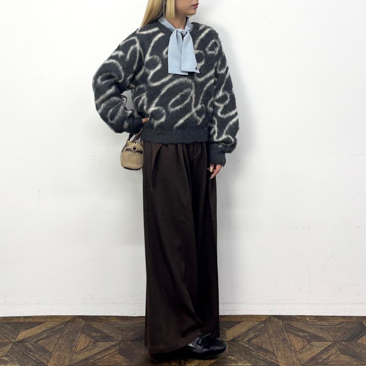 シャギージャガードプルオーバー | NICOLE | 詳細画像16 