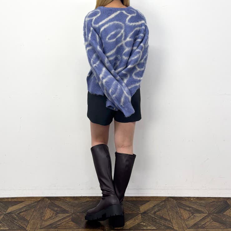 シャギージャガードプルオーバー | NICOLE | 詳細画像22 