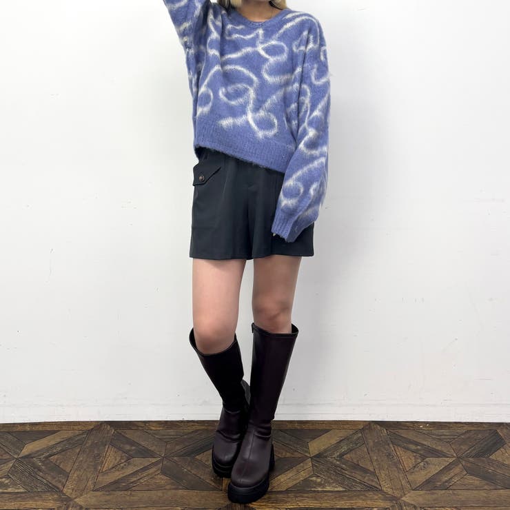 シャギージャガードプルオーバー | NICOLE | 詳細画像23 