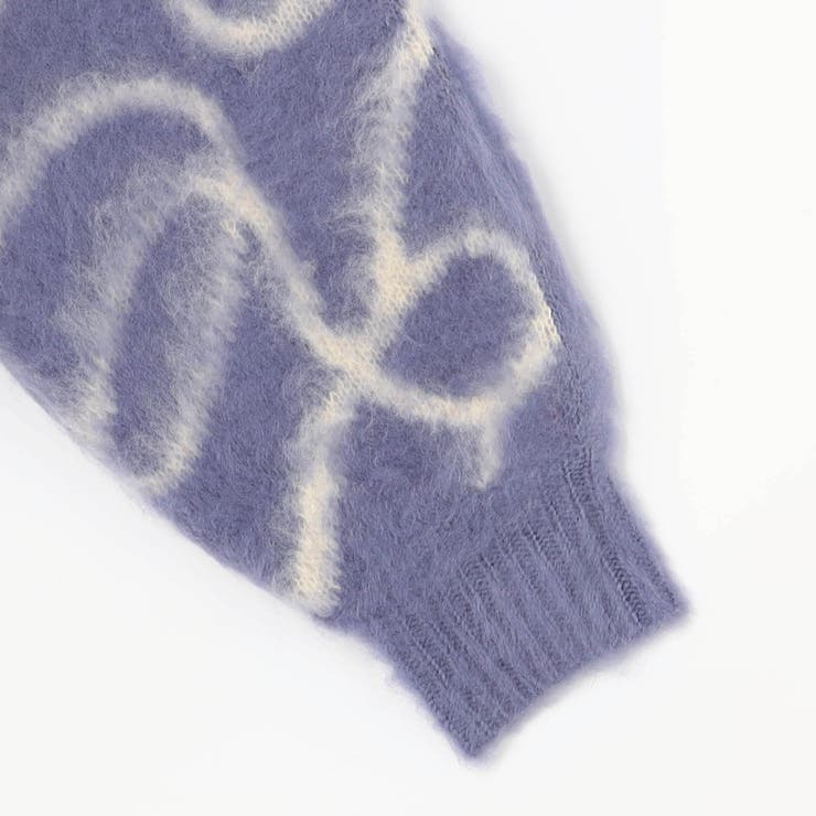 シャギージャガードプルオーバー | NICOLE | 詳細画像7 