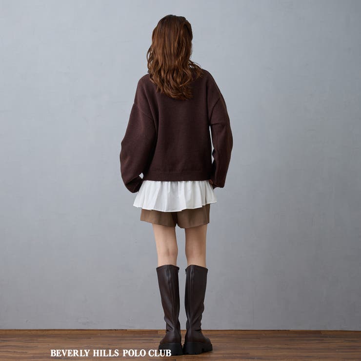 【BEVERLY HILLS POLO CLUB】ロゴニットプルオーバー | NICOLE | 詳細画像10 