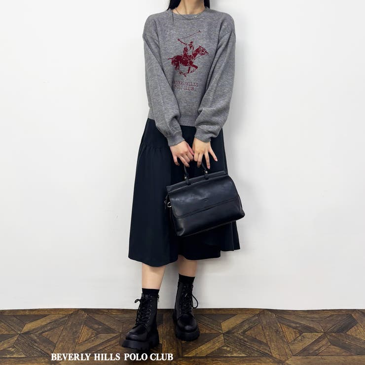 【BEVERLY HILLS POLO CLUB】ロゴニットプルオーバー | NICOLE | 詳細画像14 