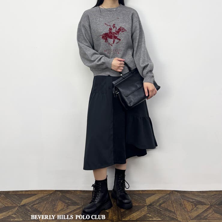 【BEVERLY HILLS POLO CLUB】ロゴニットプルオーバー | NICOLE | 詳細画像15 