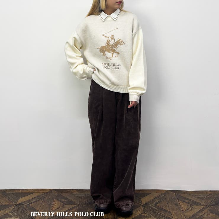 【BEVERLY HILLS POLO CLUB】ロゴニットプルオーバー | NICOLE | 詳細画像17 