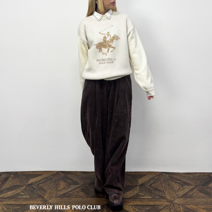 【BEVERLY HILLS POLO CLUB】ロゴニットプルオーバー | NICOLE | 詳細画像18 