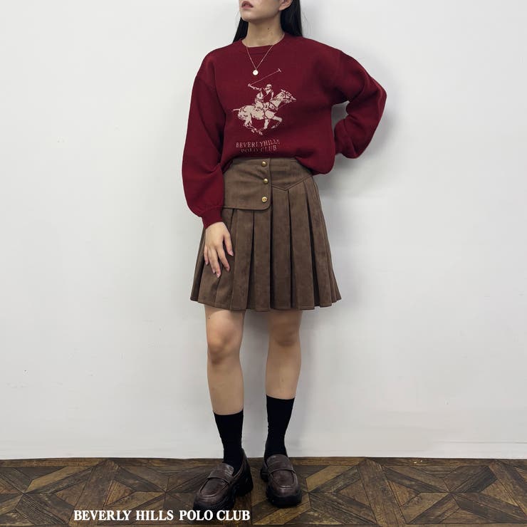 【BEVERLY HILLS POLO CLUB】ロゴニットプルオーバー | NICOLE | 詳細画像2 