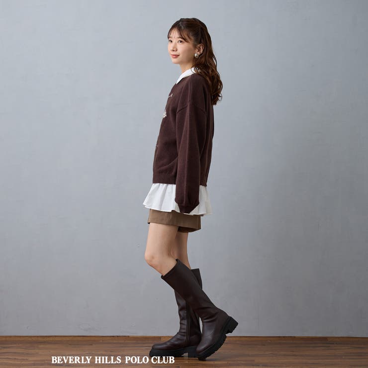 【BEVERLY HILLS POLO CLUB】ロゴニットプルオーバー | NICOLE | 詳細画像9 