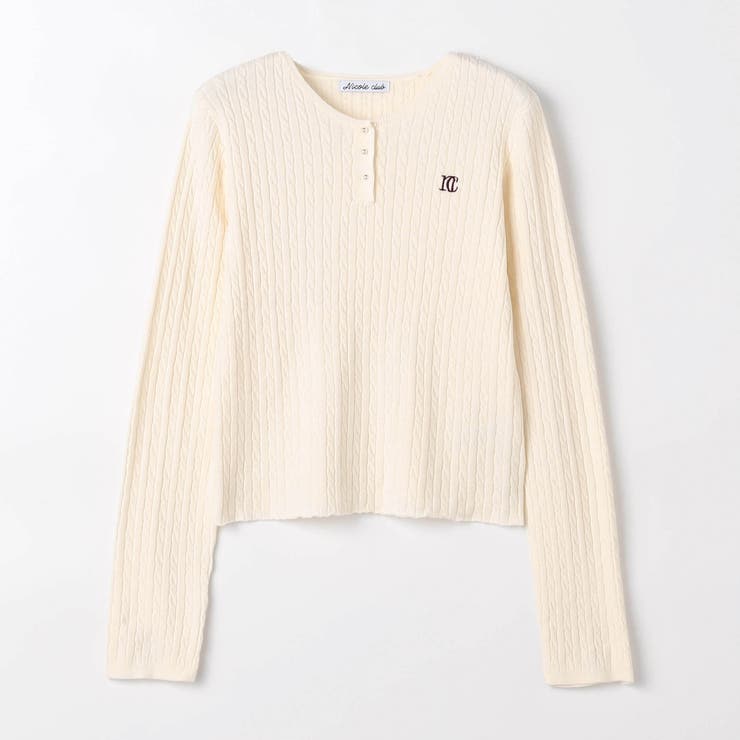 ケーブルコンパクトニット | NICOLE | 詳細画像13 