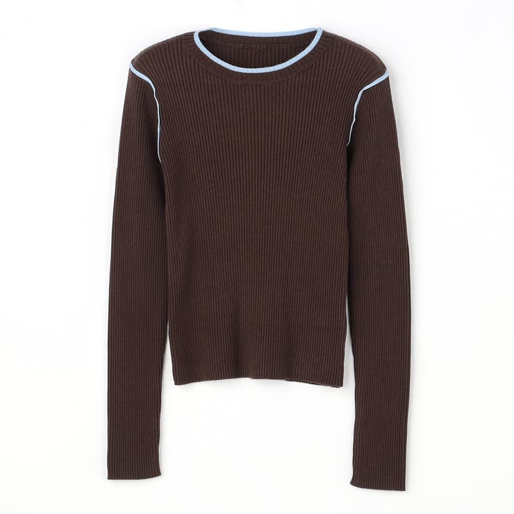 バイカラーニットプルオーバー | NICOLE | 詳細画像13 