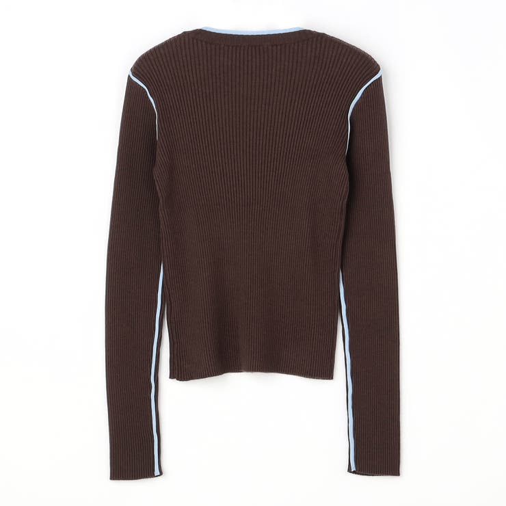 バイカラーニットプルオーバー | NICOLE | 詳細画像16 