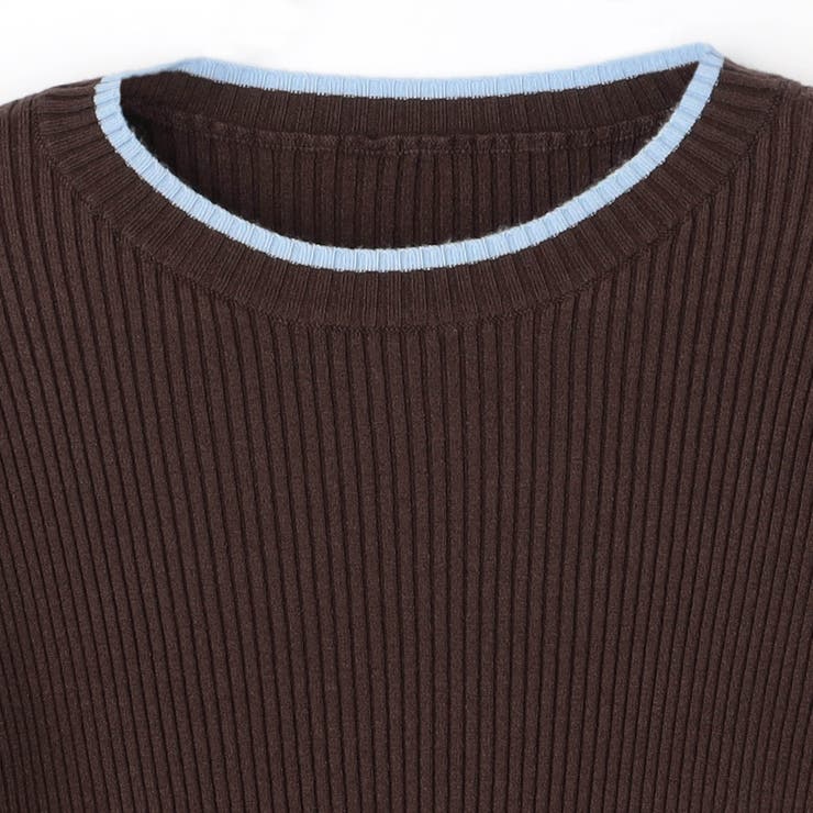 バイカラーニットプルオーバー | NICOLE | 詳細画像17 