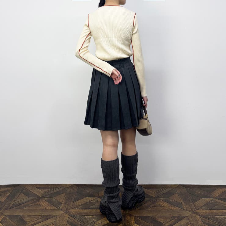 バイカラーニットプルオーバー | NICOLE | 詳細画像6 