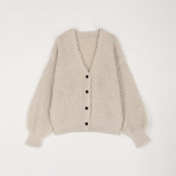 Vネックプードルカーディガン | NICOLE | 詳細画像13 