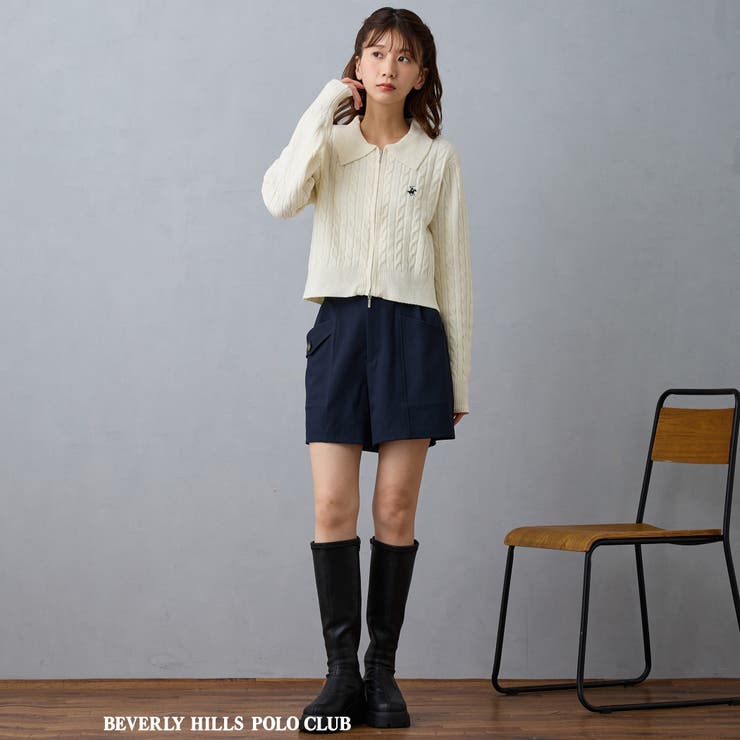 【BEVERLY HILLS POLO CLUB】ケーブル編みカーディガン | NICOLE | 詳細画像14 