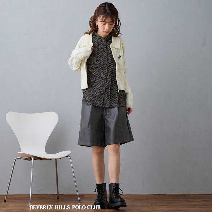 【BEVERLY HILLS POLO CLUB】ケーブル編みカーディガン | NICOLE | 詳細画像15 