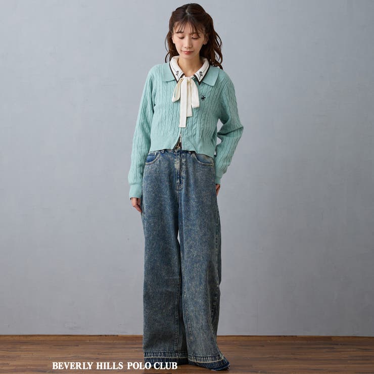 【BEVERLY HILLS POLO CLUB】ケーブル編みカーディガン | NICOLE | 詳細画像17 