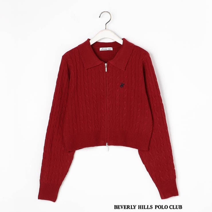 【BEVERLY HILLS POLO CLUB】ケーブル編みカーディガン | NICOLE | 詳細画像19 