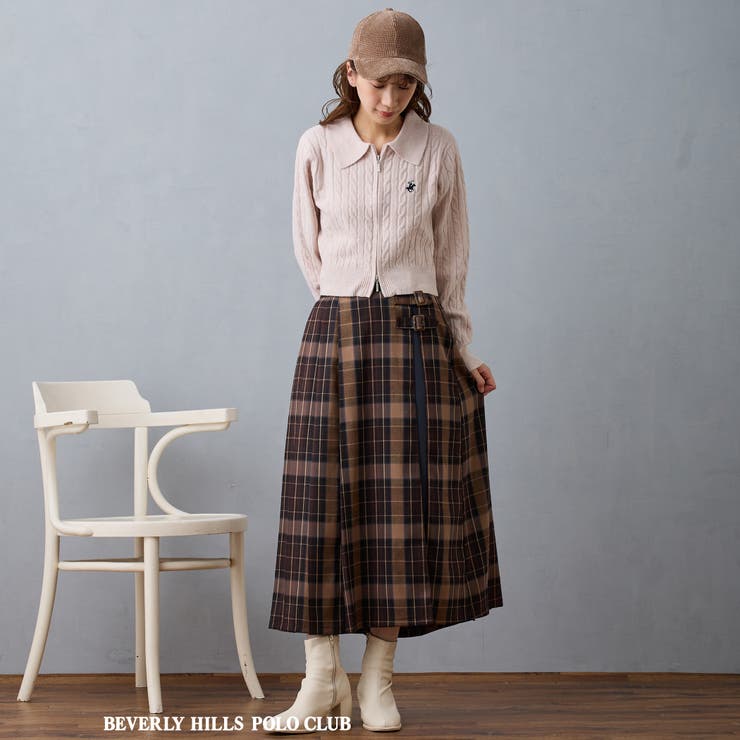 【BEVERLY HILLS POLO CLUB】ケーブル編みカーディガン | NICOLE | 詳細画像7 