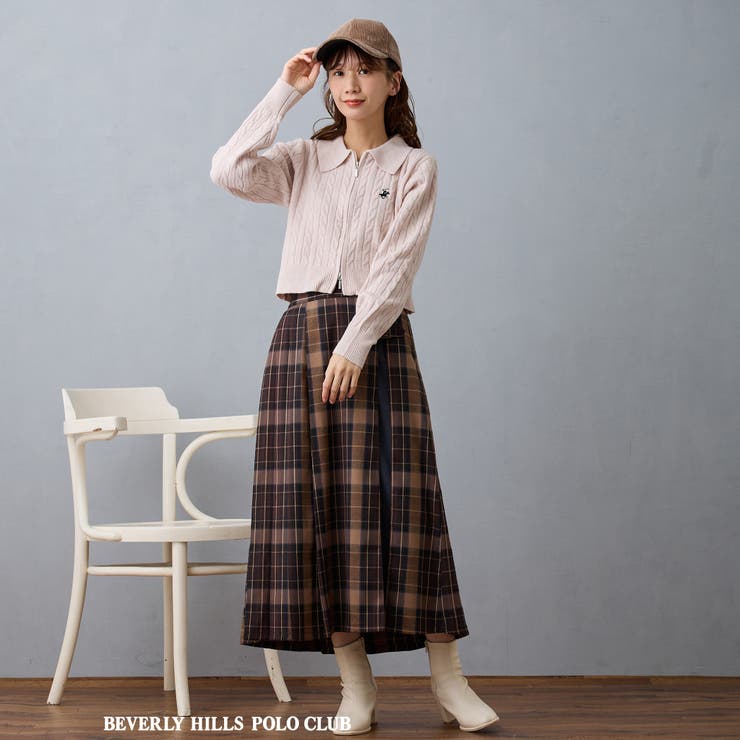 【BEVERLY HILLS POLO CLUB】ケーブル編みカーディガン | NICOLE | 詳細画像8 