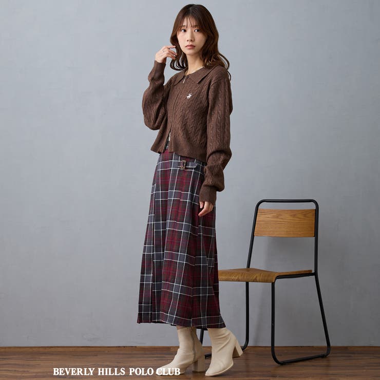 【BEVERLY HILLS POLO CLUB】ケーブル編みカーディガン | NICOLE | 詳細画像9 