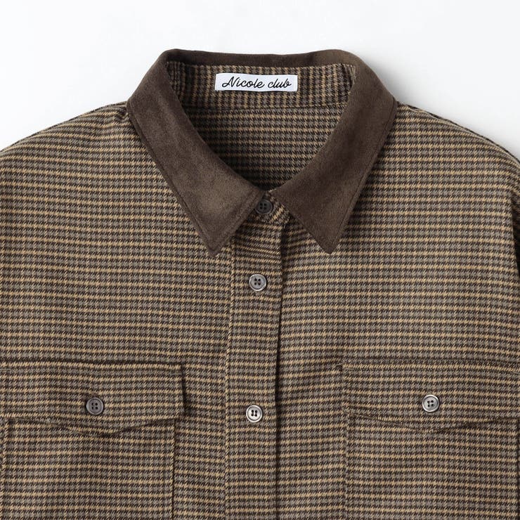 クロップドチェックシャツ | NICOLE | 詳細画像14 