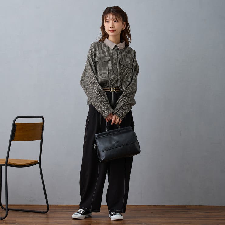 クロップドチェックシャツ | NICOLE | 詳細画像5 