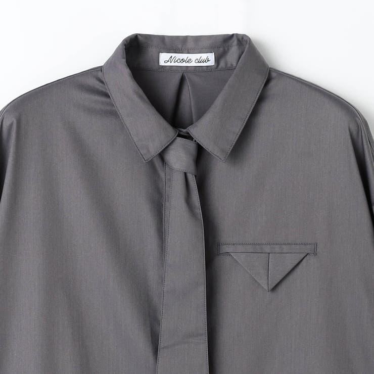 ペプラムデザインブラウス | NICOLE | 詳細画像17 