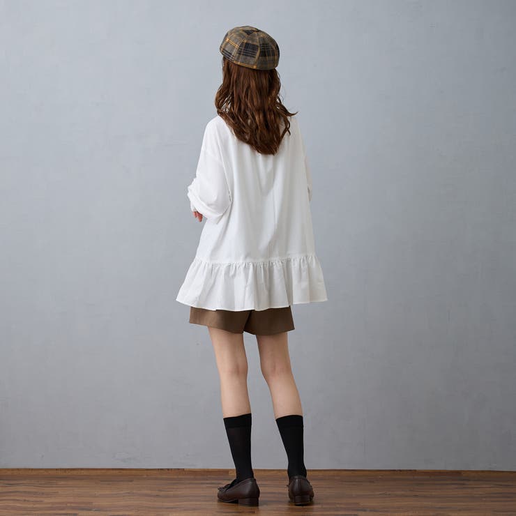 ペプラムデザインブラウス | NICOLE | 詳細画像3 