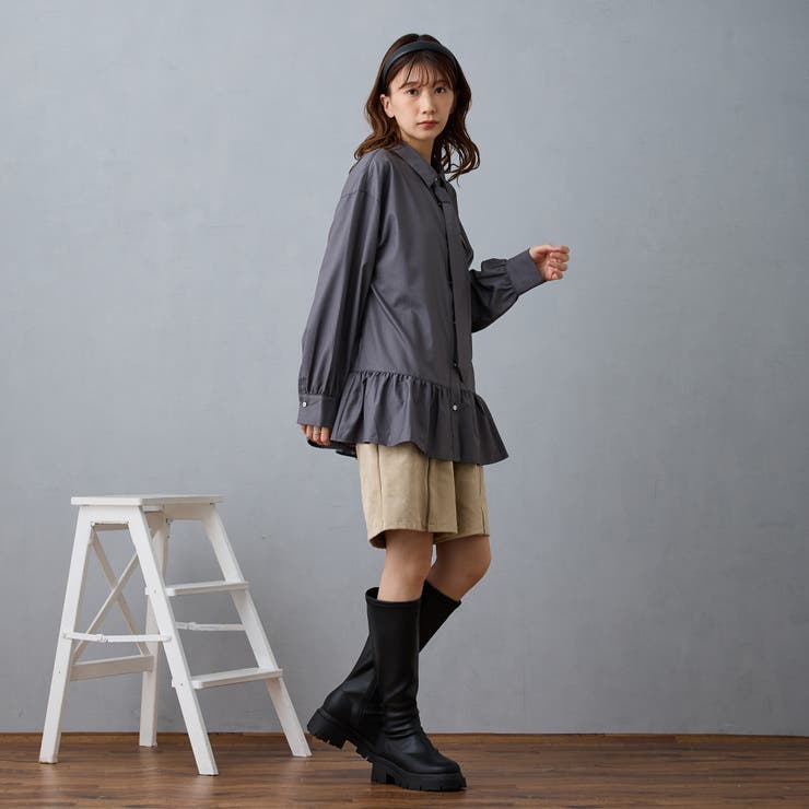 ペプラムデザインブラウス | NICOLE | 詳細画像8 