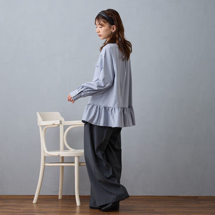 ペプラムデザインブラウス | NICOLE | 詳細画像9 