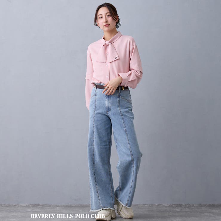 【BEVERLY HILLS POLO CLUB】ボウタイブラウス | NICOLE | 詳細画像2 