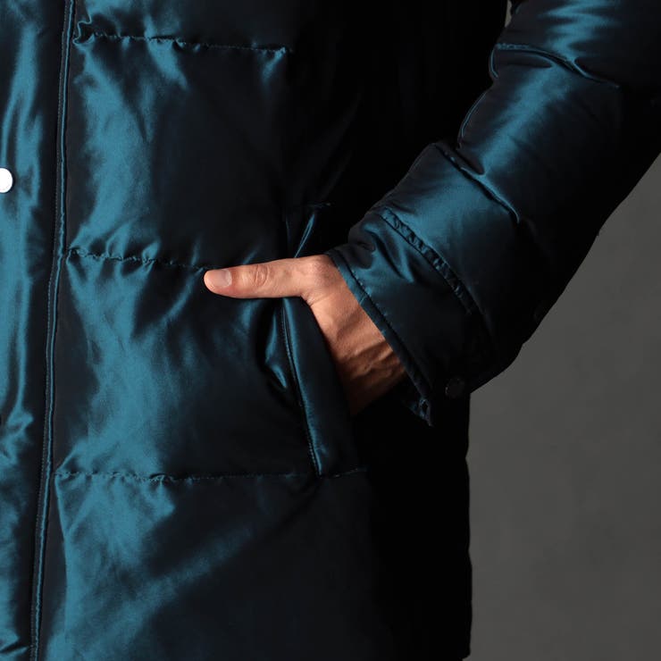 ストレッチシャンブレー ダウンブルゾン | NICOLE | 詳細画像14 