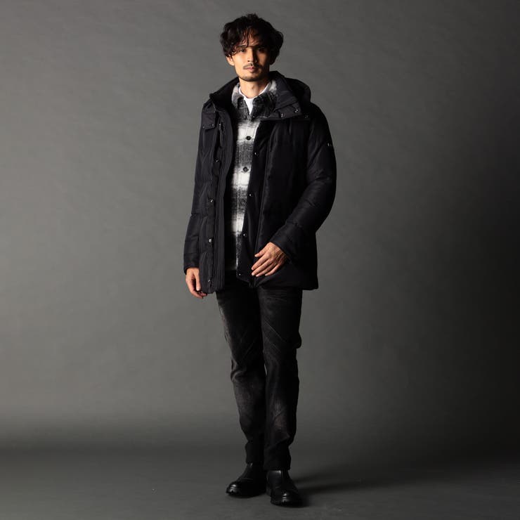 ストレッチシャンブレー ダウンブルゾン | NICOLE | 詳細画像2 