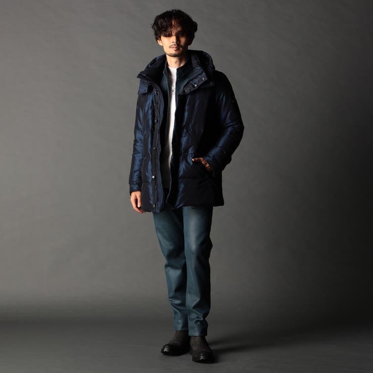 ストレッチシャンブレー ダウンブルゾン | NICOLE | 詳細画像4 