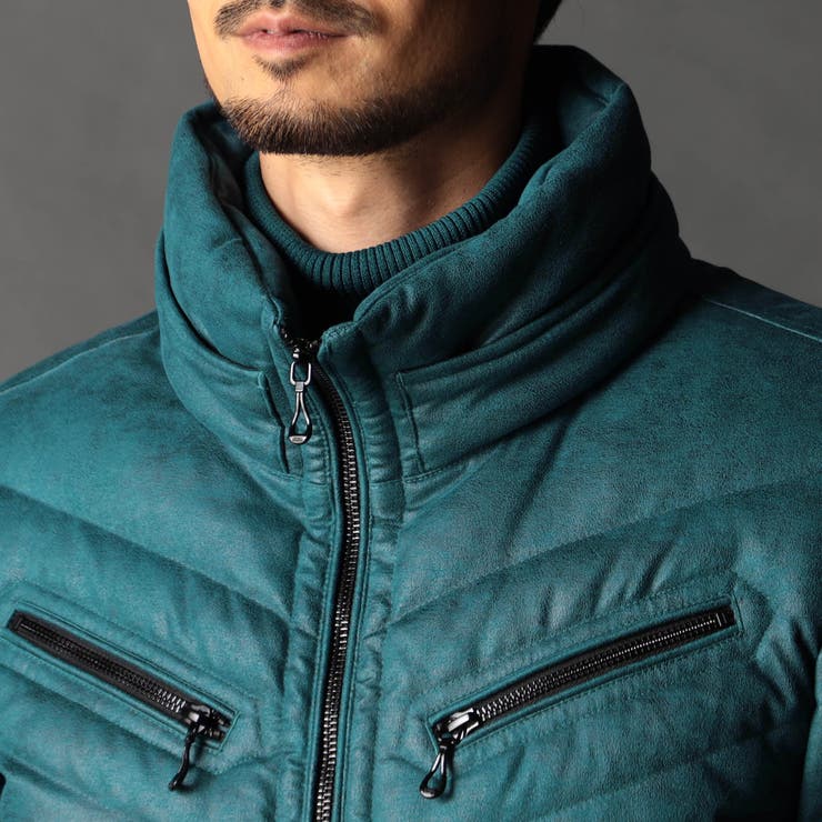 ムラプリントマイクロクロス ダウンブルゾン | NICOLE | 詳細画像12 