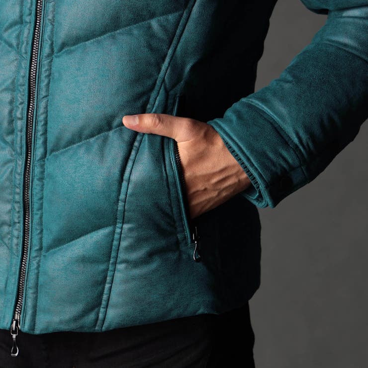 ムラプリントマイクロクロス ダウンブルゾン | NICOLE | 詳細画像16 