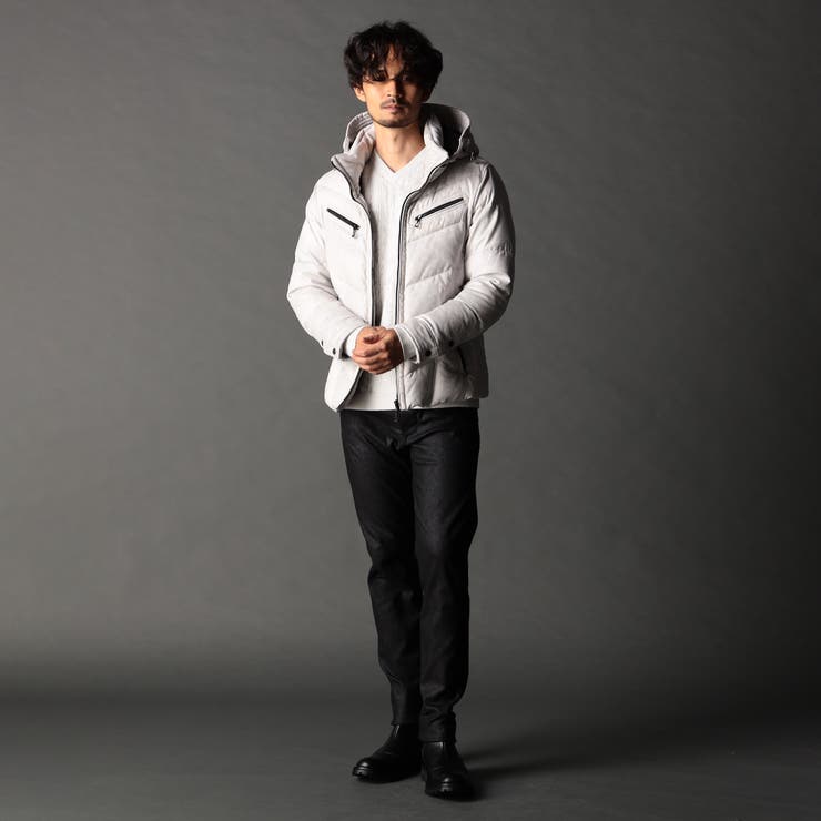 ムラプリントマイクロクロス ダウンブルゾン | NICOLE | 詳細画像2 