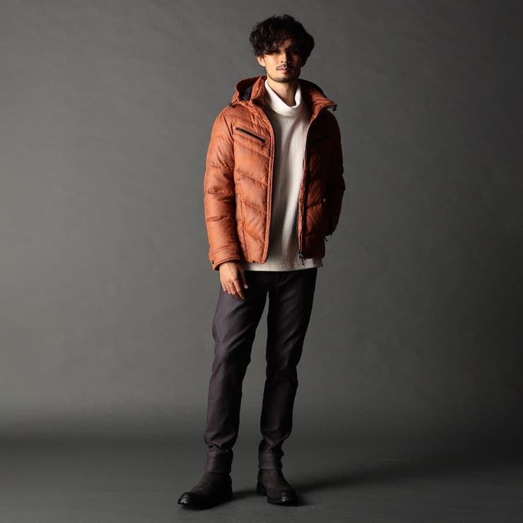 ムラプリントマイクロクロス ダウンブルゾン | NICOLE | 詳細画像3 