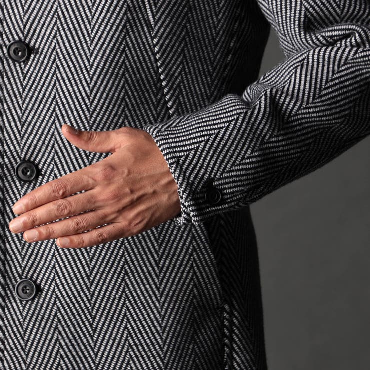 アラカルトハイブリットメルトン スタンドコート | NICOLE | 詳細画像10 