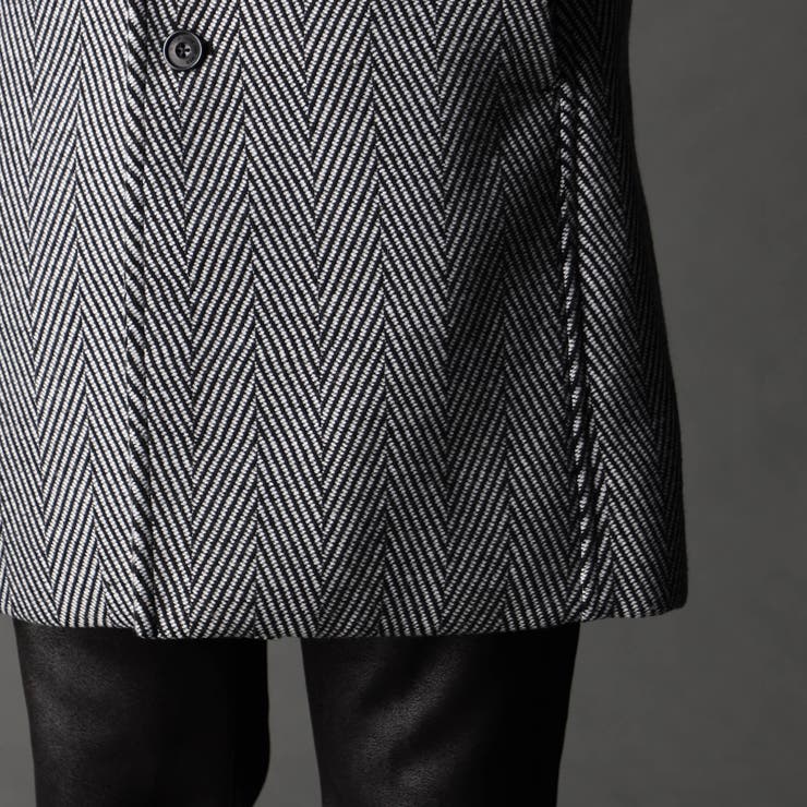 アラカルトハイブリットメルトン スタンドコート | NICOLE | 詳細画像12 