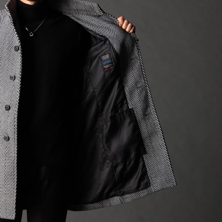 アラカルトハイブリットメルトン スタンドコート | NICOLE | 詳細画像15 