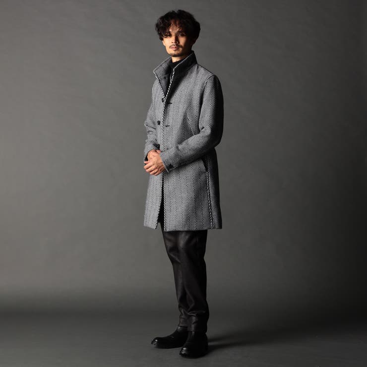 アラカルトハイブリットメルトン スタンドコート | NICOLE | 詳細画像5 
