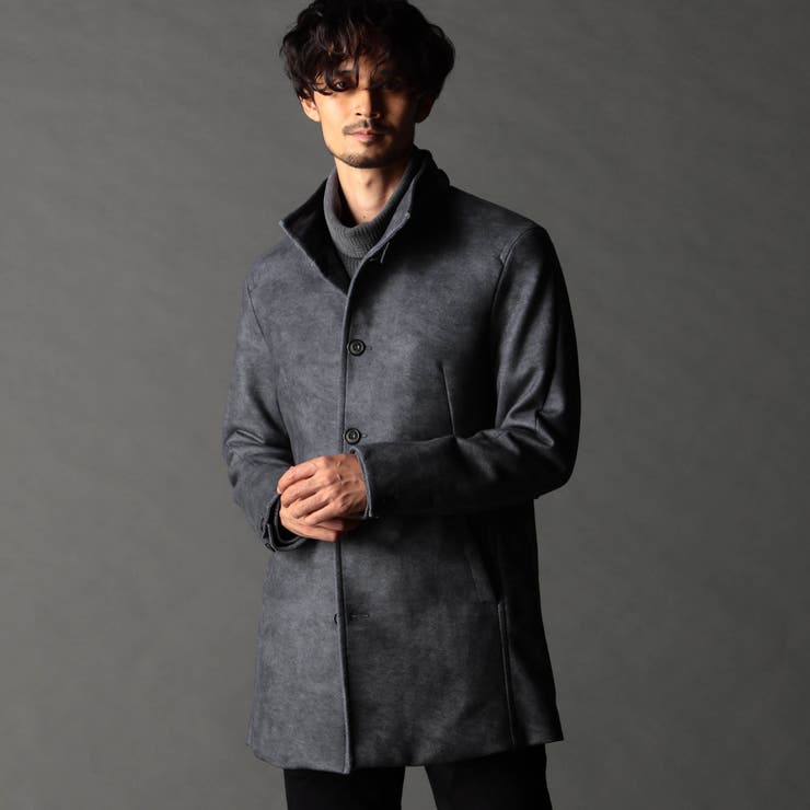 39チャコールグレー | ダウンファブリック アラカルトスタンドコート | NICOLE