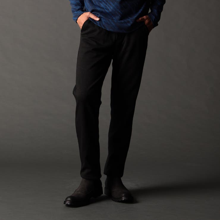 49ブラック | アラカルトジャカードジャージイージーパンツ | NICOLE