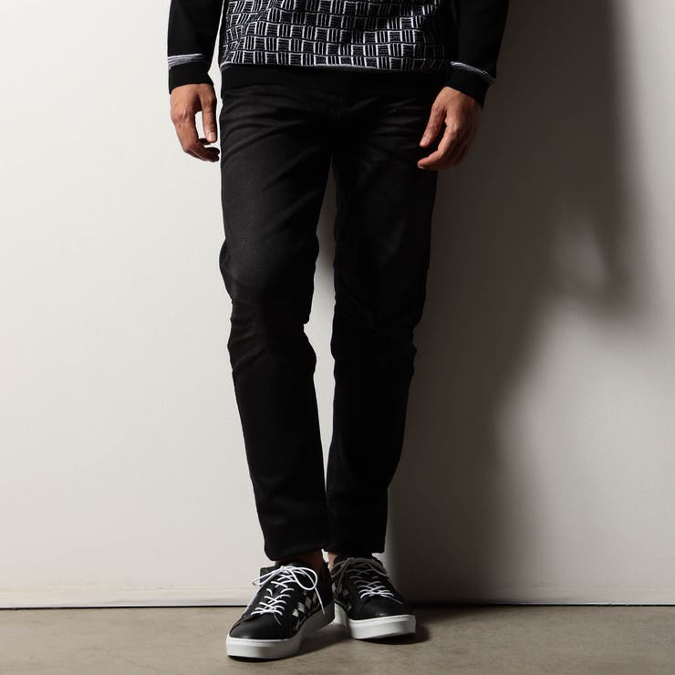 49ブラック | 【RIELABO】アラカルト5ポケットコーティングパンツ | NICOLE