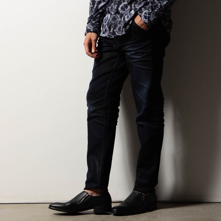 67ネイビー | 【RIELABO】アラカルト5ポケットコーティングパンツ | NICOLE