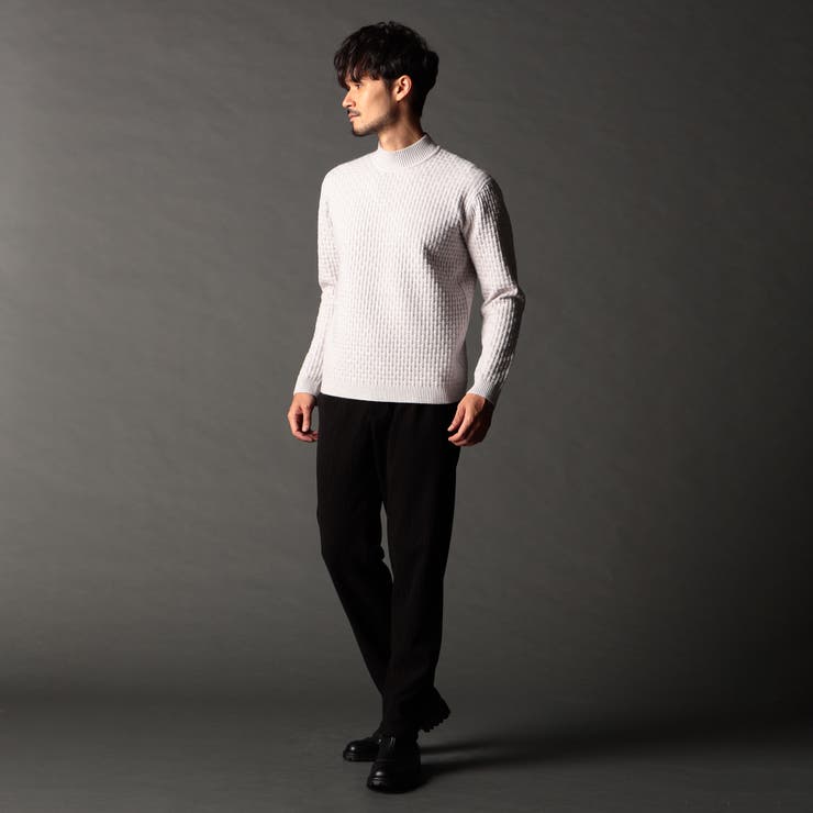 リンクスバスケットモックネックニット | NICOLE | 詳細画像2 