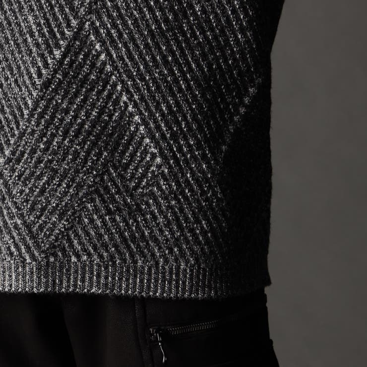 ビッグバスケットジャカード タートルネックニット | NICOLE | 詳細画像12 