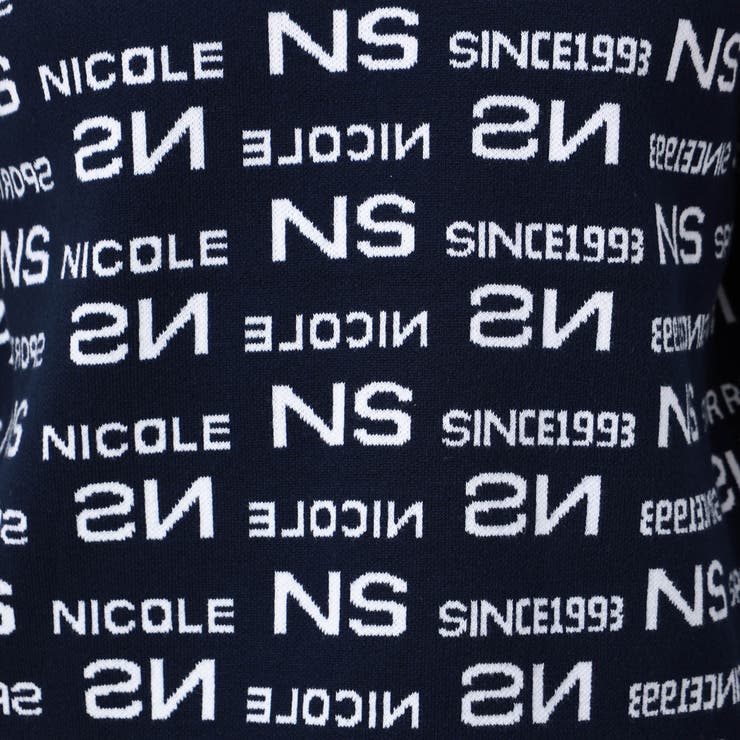 【NICOLE SPORTS】総ロゴジャガードニット | NICOLE | 詳細画像13 